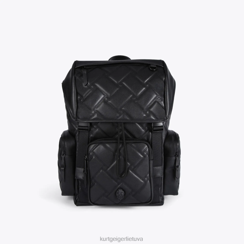 Kurt Geiger moterys londono kensingtono kuprinė T2T28104 juodas | krepšiai