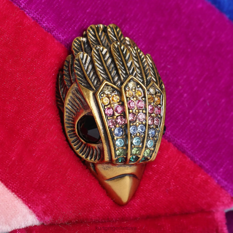 Kurt Geiger moterys Londono aksominis mini Kensingtonas T2T2824 daug/kita | krepšiai