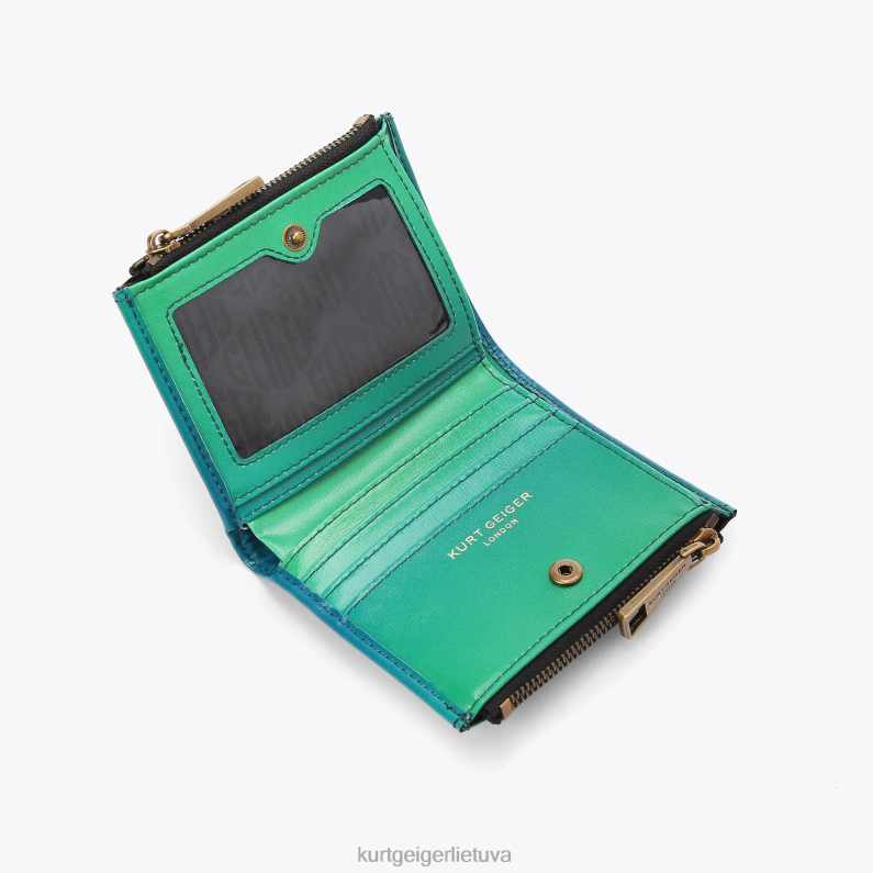 Kurt Geiger moterys Londono mini piniginė shoreditch T2T28556 žalias | krepšiai