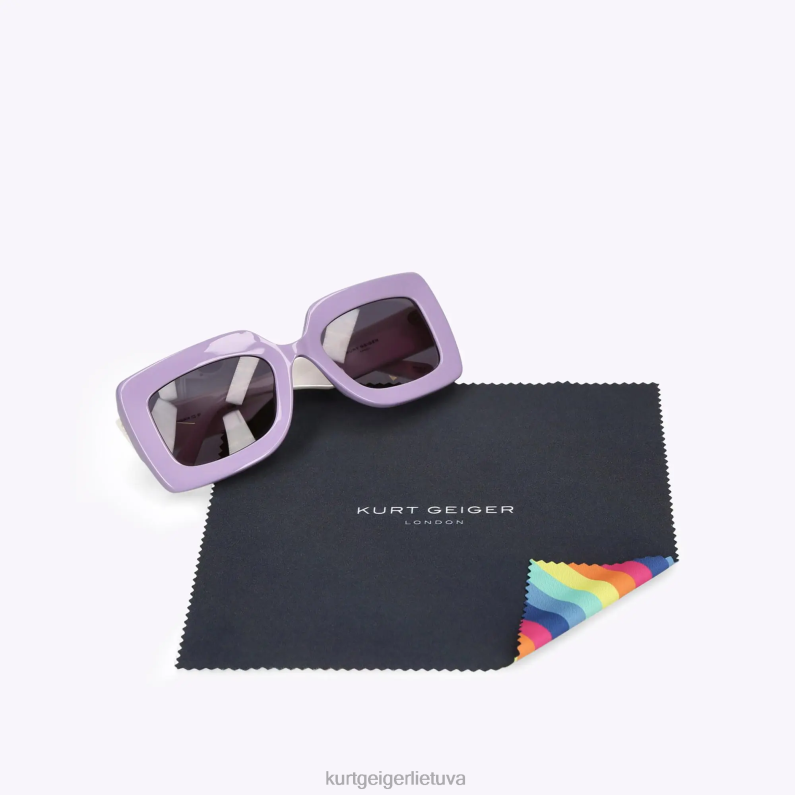 Kurt Geiger moterys london Kensington akiniai nuo saulės T2T28473 alyvinė | priedai