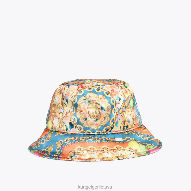 Kurt Geiger moterys Londono Kensington kibiro kepurė T2T28560 oranžinė | priedai