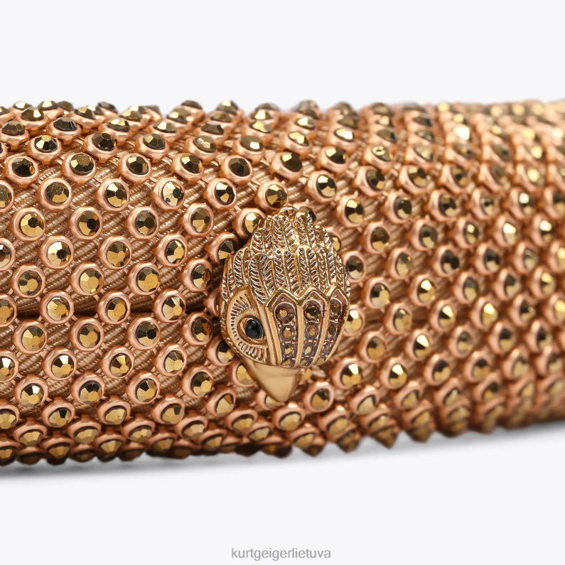 Kurt Geiger moterys londono krištolo galvos juosta T2T28515 auksas | priedai