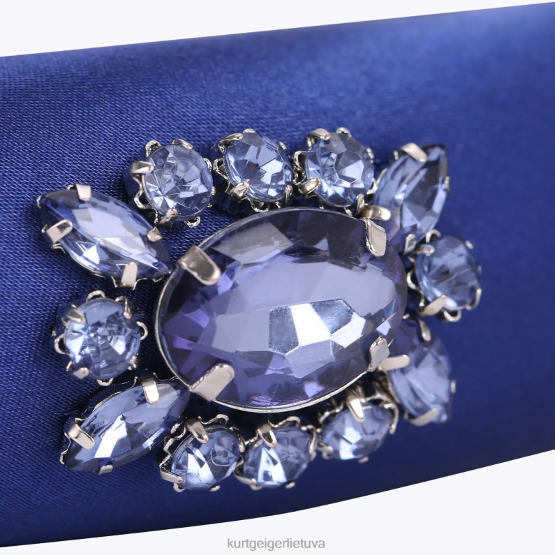 Kurt Geiger moterys londono krištolo galvos juosta T2T28576 mėlyna | priedai