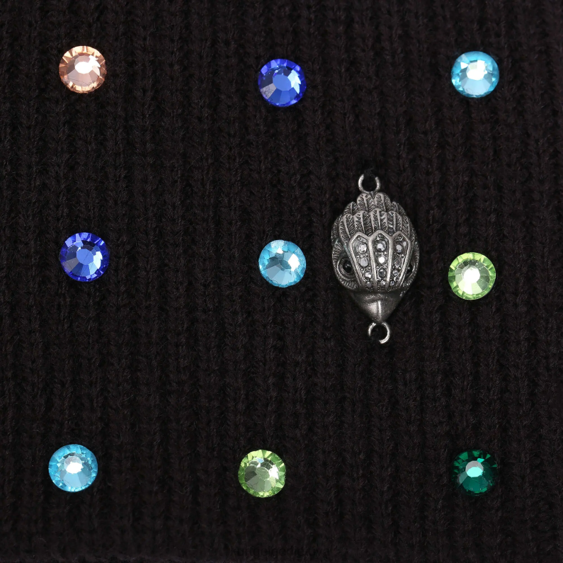 Kurt Geiger moterys londono krištolo kepurė T2T28522 juodas kitas | priedai