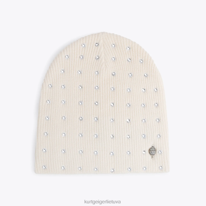 Kurt Geiger moterys londono krištolo kepurė T2T28523 kaulų | priedai