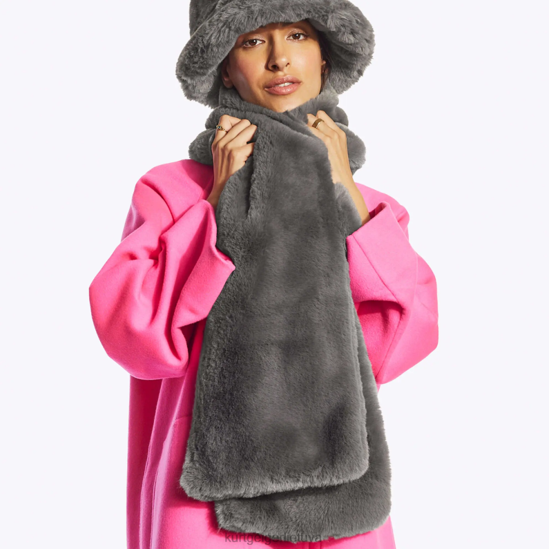 Kurt Geiger moterys londono aguonų šalikas T2T28511 pilka | priedai