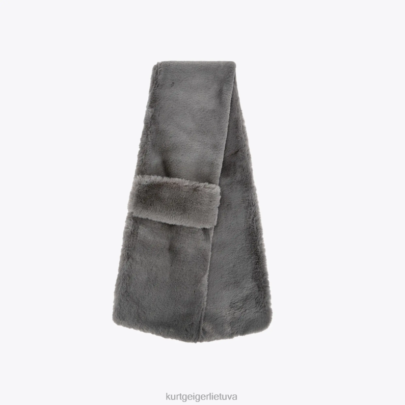 Kurt Geiger moterys londono aguonų šalikas T2T28511 pilka | priedai