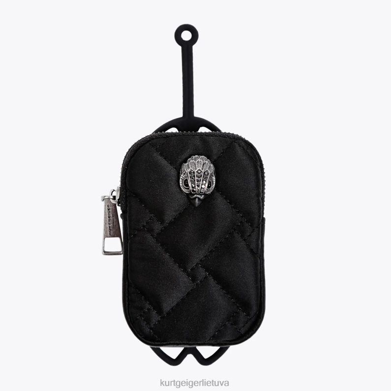 Kurt Geiger moterys london eagle maišelio telefono laikiklis T2T28537 juodas derinys | priedai