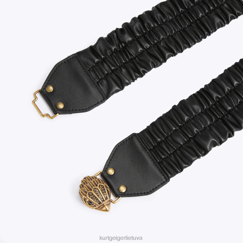 Kurt Geiger moterys london eagle stretch 65 diržas T2T28567 juodas | priedai