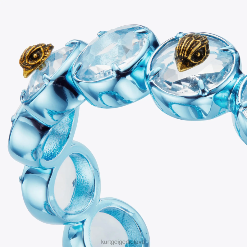 Kurt Geiger moterys Londono apvalus akmeninis rankogalis T2T28529 mėlyna | priedai