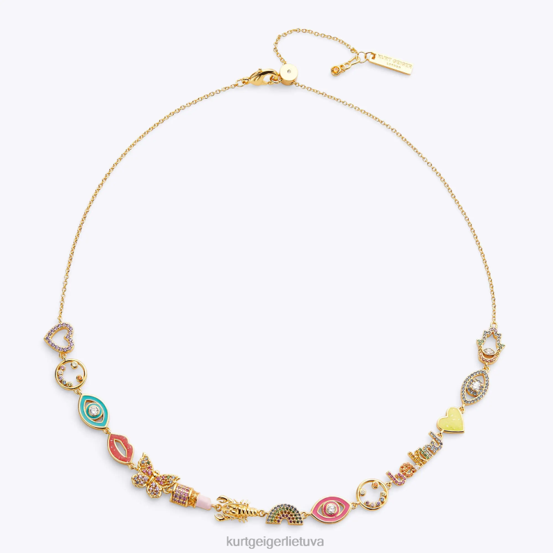 Kurt Geiger moterys Londono daugiafunkcinis karoliai T2T28188 daug/kita | priedai