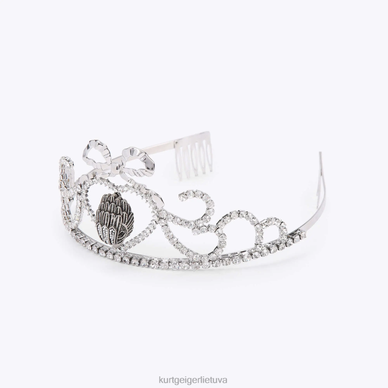 Kurt Geiger moterys Londono erelio tiara T2T28546 sidabras | priedai