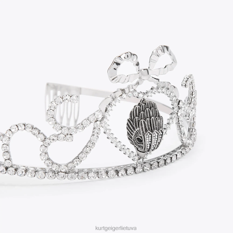 Kurt Geiger moterys Londono erelio tiara T2T28546 sidabras | priedai
