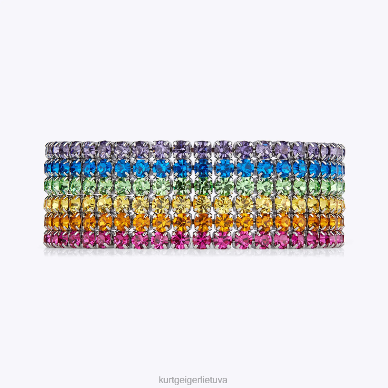 Kurt Geiger moterys Londono teniso apyrankė T2T28152 daug/kita | priedai