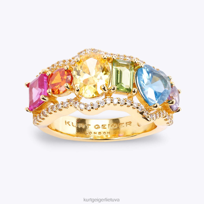 Kurt Geiger moterys Londono vaivorykštės mišinio žiedas T2T28250 daug/kita | priedai