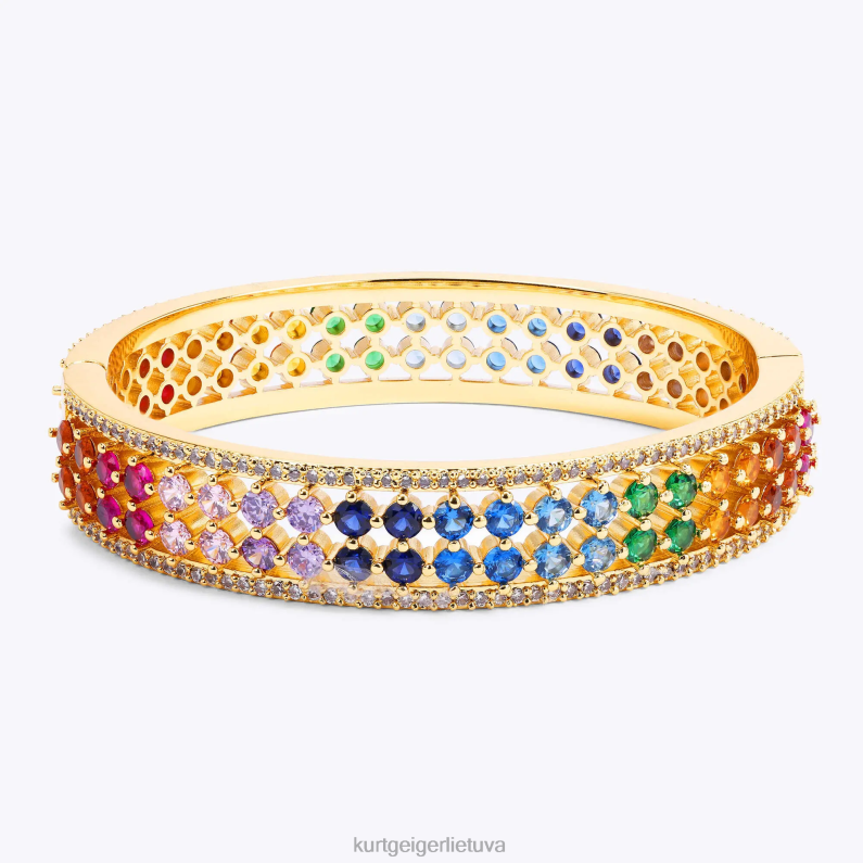 Kurt Geiger moterys Londono vaivorykštės tinklelio apyrankė T2T28232 daug/kita | priedai