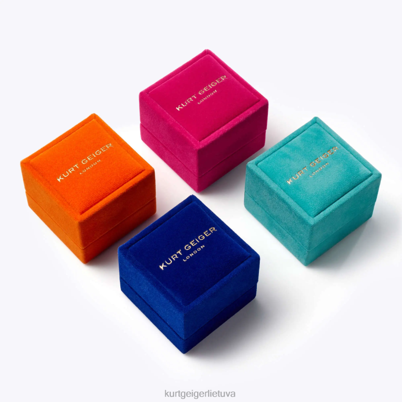 Kurt Geiger moterys london eagle xl stambus žiedas T2T28586 ginklinis metalas | priedai