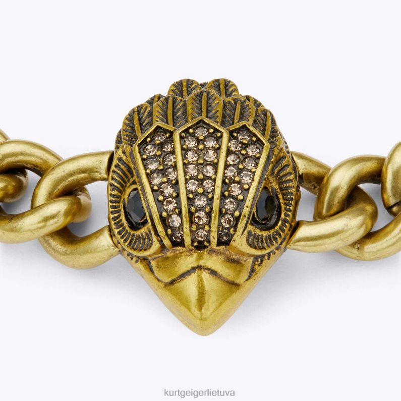 Kurt Geiger moterys london eagle xl stora apyrankė T2T28582 auksas | priedai