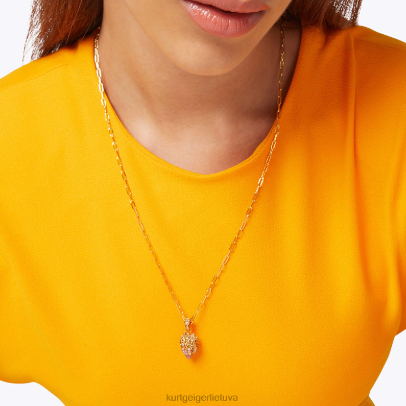 Kurt Geiger moterys london pave erelio karoliai T2T28548 auksas | priedai