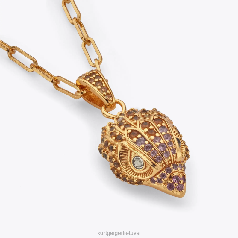 Kurt Geiger moterys london pave erelio karoliai T2T28548 auksas | priedai