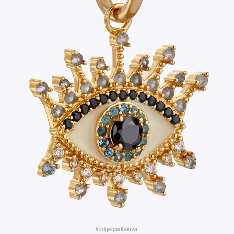 Kurt Geiger moterys londono akis Huggie hoops T2T28584 auksas | priedai