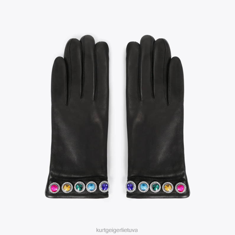 Kurt Geiger moterys london octavia pirštinės T2T28505 juodas kitas | priedai