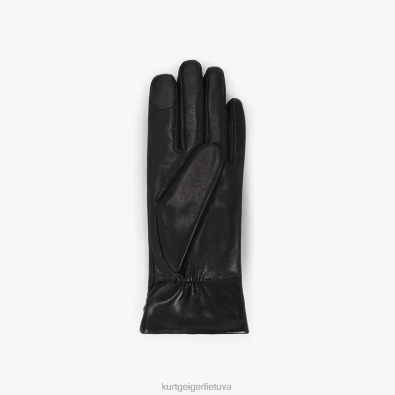 Kurt Geiger moterys london octavia pirštinės T2T28505 juodas kitas | priedai