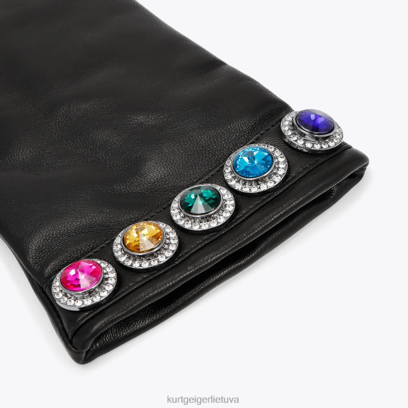 Kurt Geiger moterys london octavia pirštinės T2T28505 juodas kitas | priedai