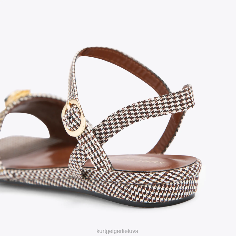 Kurt Geiger vaikai Londono mini Kensington sandalai T2T28480 auksas | avalynė