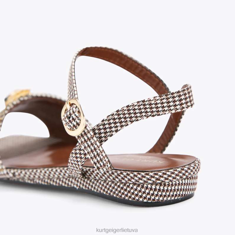 Kurt Geiger vaikai Londono mini Kensington sandalai T2T28481 auksas | avalynė