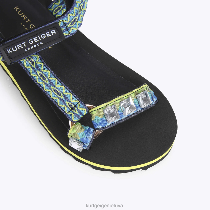 Kurt Geiger vaikai Londono vaikų mini olivija T2T28488 žalias | avalynė