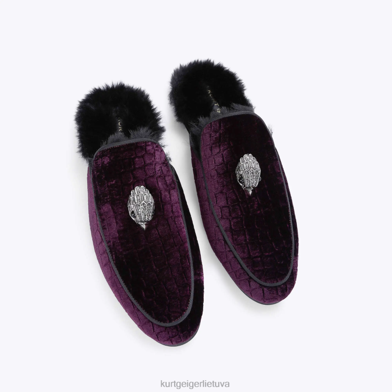 Kurt Geiger vyrų Londonas Hugh Mule 2 T2T28643 violetinė | avalynė