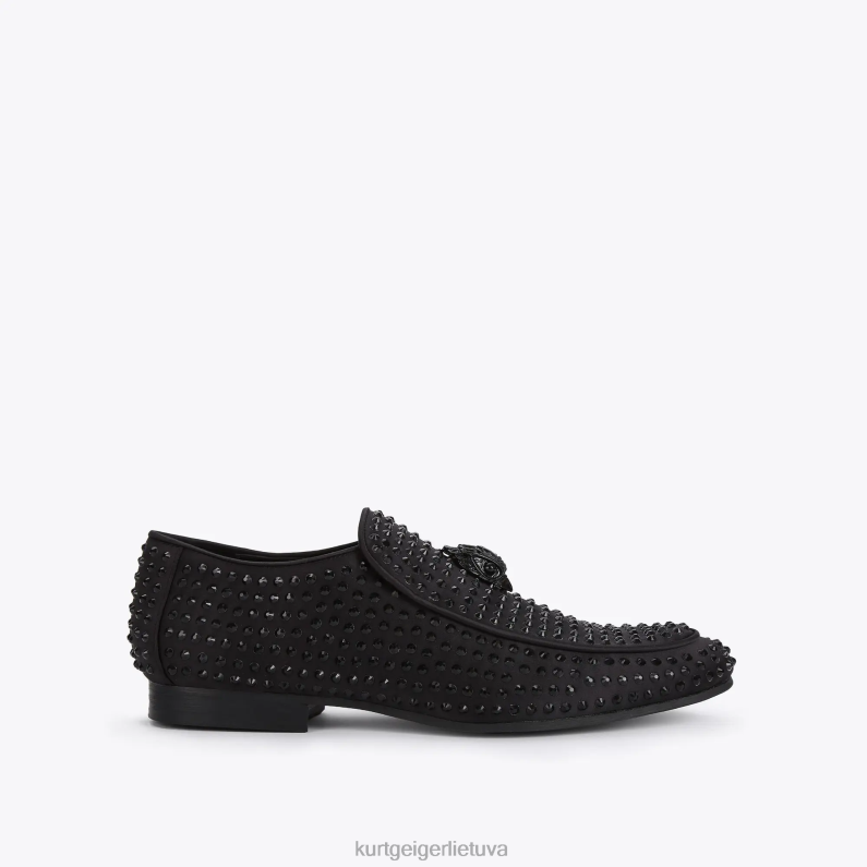 Kurt Geiger vyrų Londono Hugh Eagle Drench brangakmenis T2T28273 juodas | avalynė