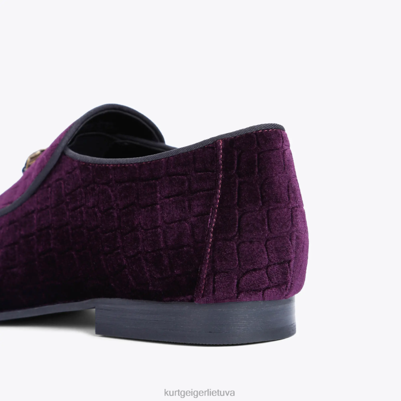 Kurt Geiger vyrų londono hugh eagle aksomas T2T28630 violetinė | avalynė