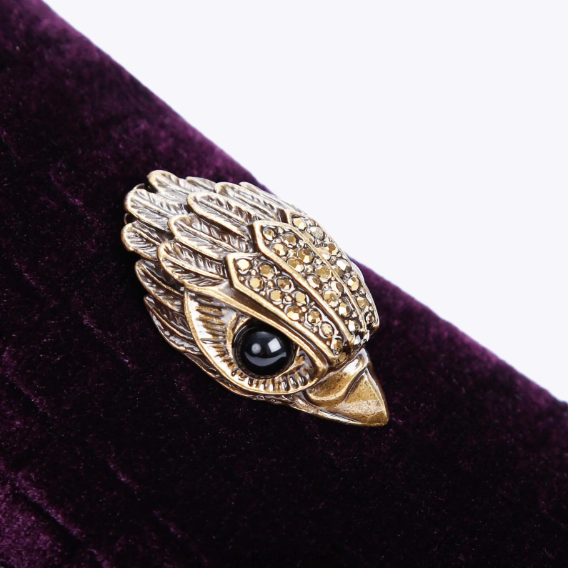 Kurt Geiger vyrų londono hugh eagle aksomas T2T28630 violetinė | avalynė