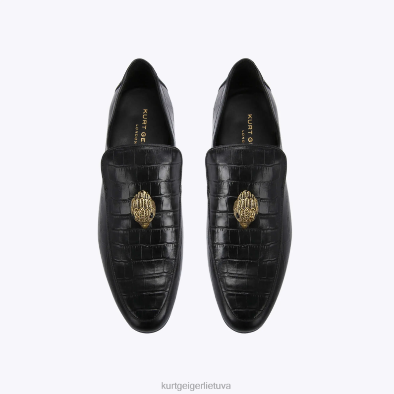 Kurt Geiger vyrų londono hugh eagle krokas T2T28627 juodas | avalynė