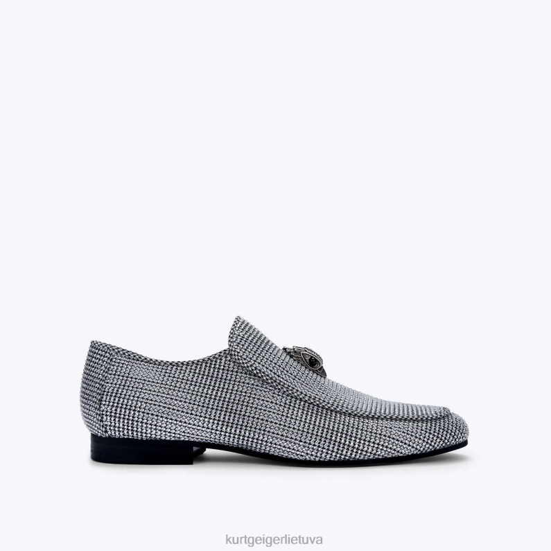 Kurt Geiger vyrų londono hugh erelio silkė T2T28629 sidabras | avalynė