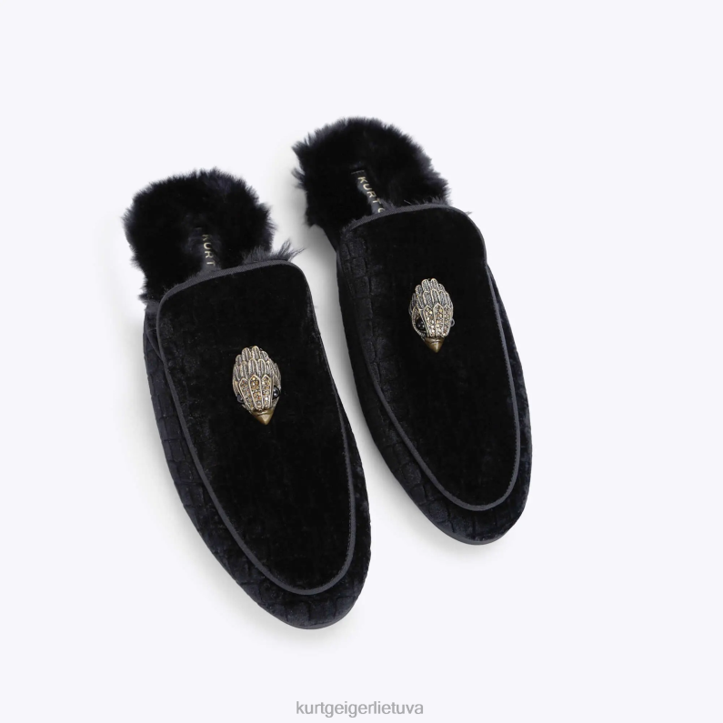 Kurt Geiger vyrų Londonas Hugh Mule 2 T2T28644 juodas | avalynė