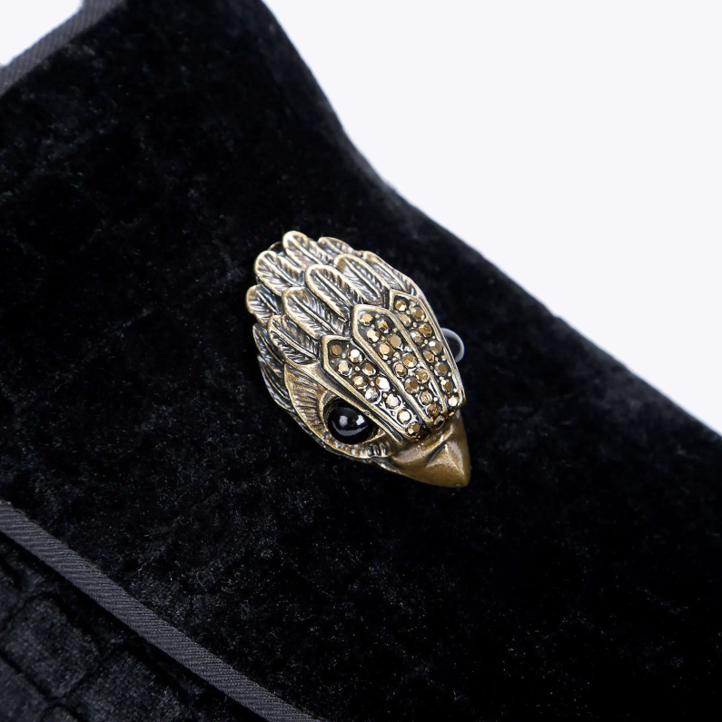 Kurt Geiger vyrų Londonas Hugh Mule 2 T2T28644 juodas | avalynė