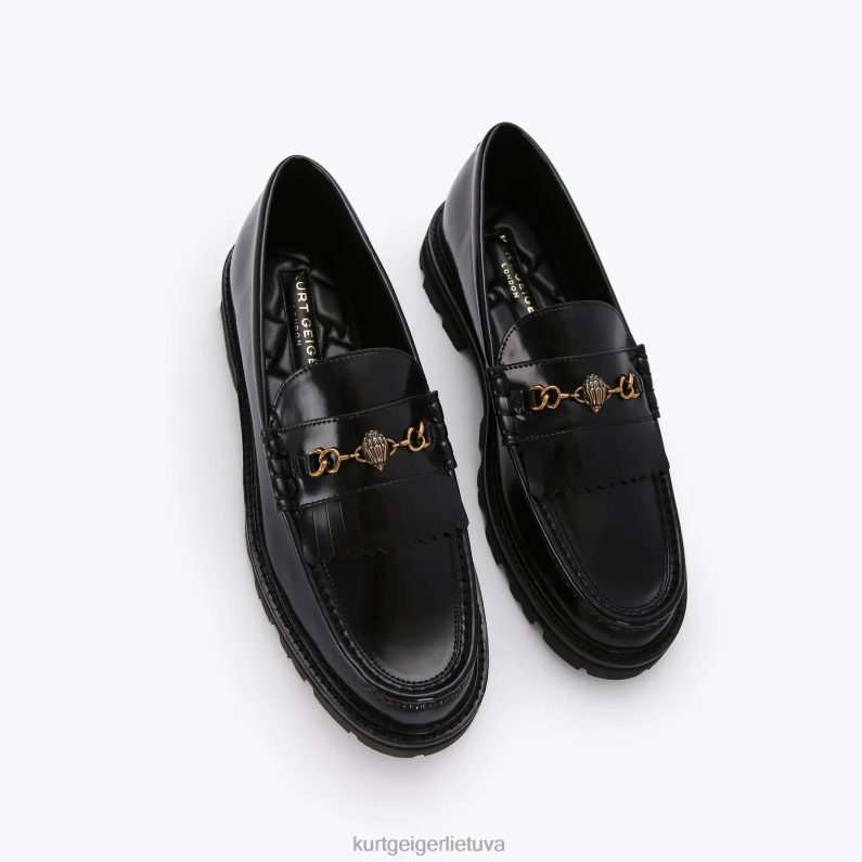 Kurt Geiger vyrų Londono Harlis T2T28638 juodas | avalynė