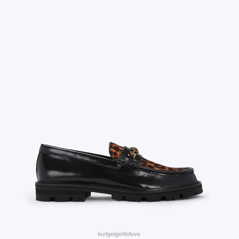 Kurt Geiger vyrų Londono Harlis T2T28640 juodas derinys | avalynė