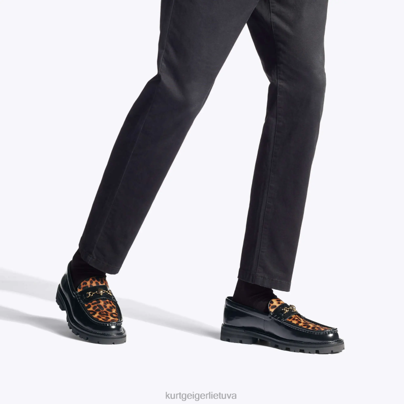 Kurt Geiger vyrų Londono Harlis T2T28640 juodas derinys | avalynė