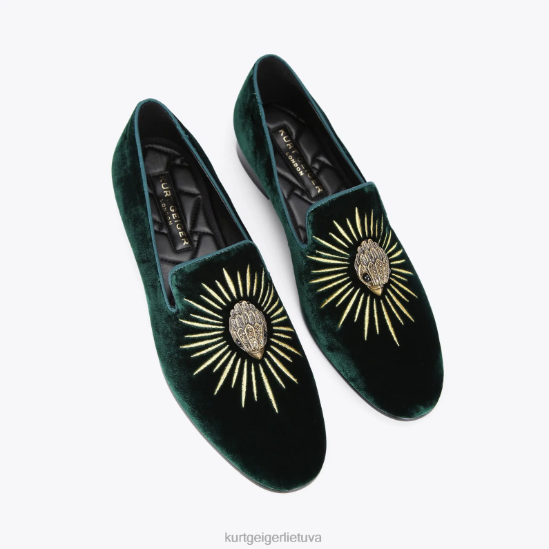 Kurt Geiger vyrų londono ace erelis T2T28636 žalias | avalynė