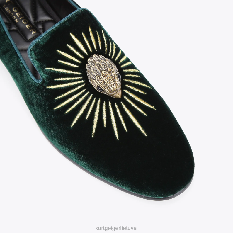Kurt Geiger vyrų londono ace erelis T2T28636 žalias | avalynė