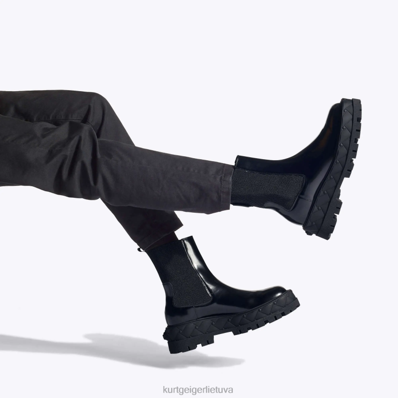 Kurt Geiger vyrų Londonas Londonas Chelsea T2T28652 juodas | avalynė