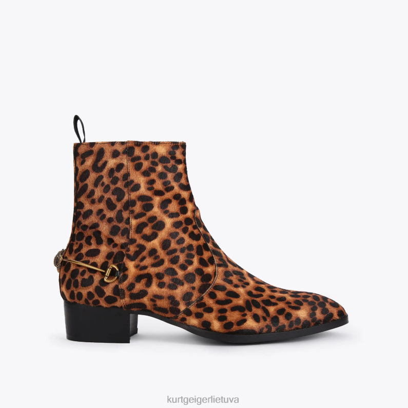 Kurt Geiger vyrų Londono džino leopardas T2T28653 rudas kitas | avalynė