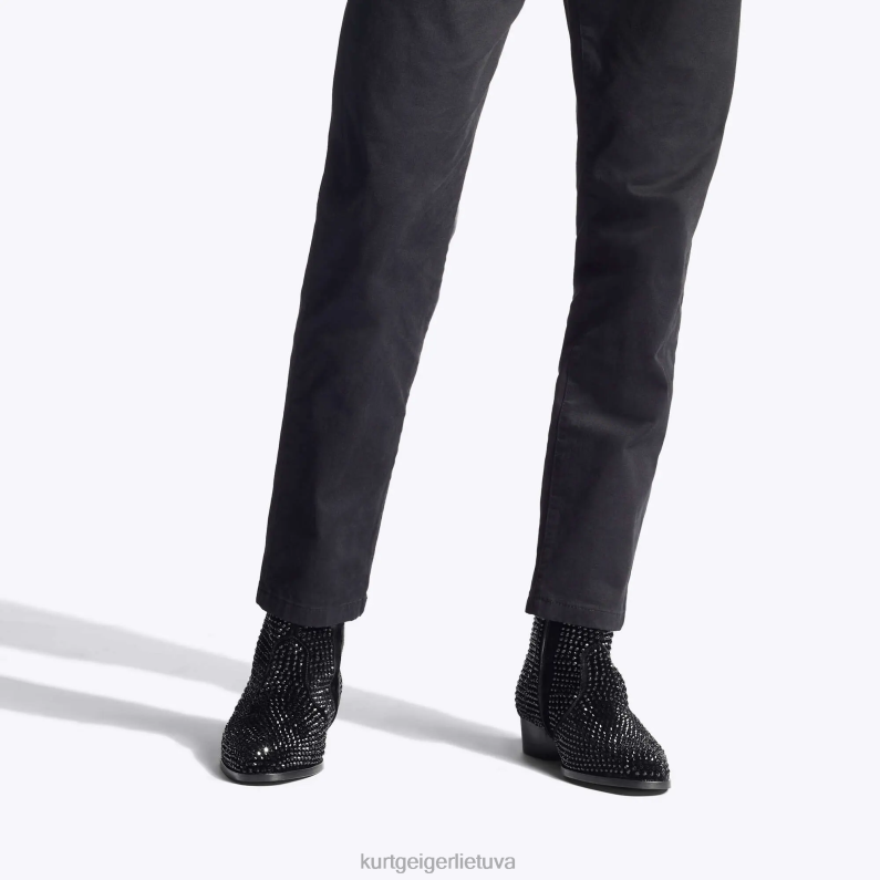 Kurt Geiger vyrų Londono gin stud T2T28655 juodas | avalynė