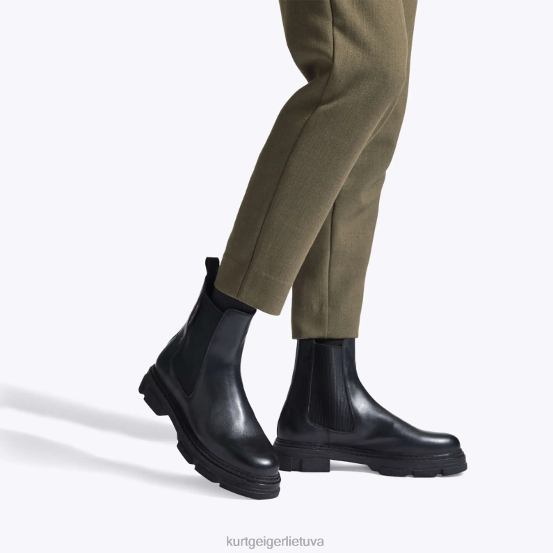 Kurt Geiger vyrų Londono paukštis Čelsis T2T28656 juodas | avalynė