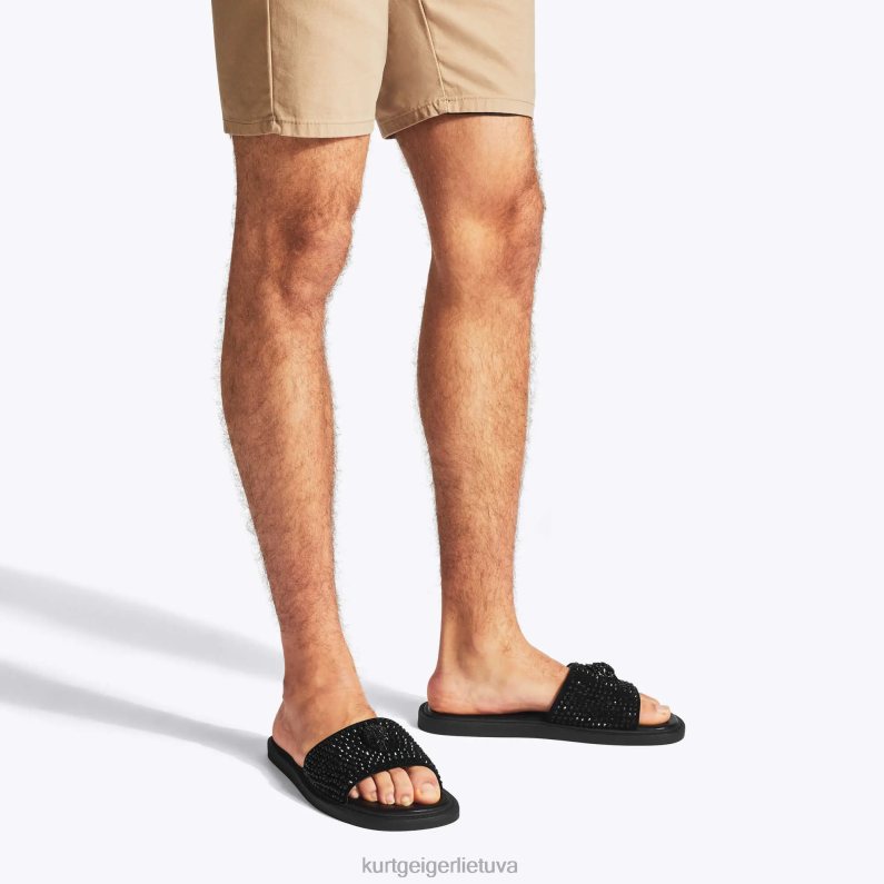 Kurt Geiger vyrų Londono Oskaro perlas T2T28613 juodas | avalynė