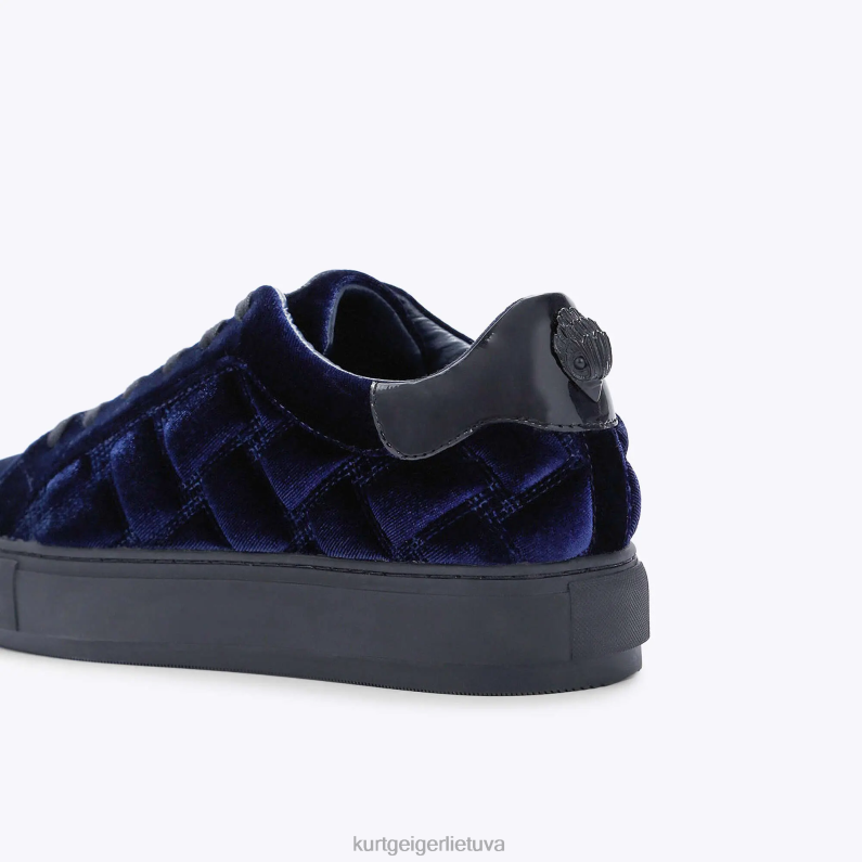 Kurt Geiger vyrų london Laney aksominė antklodė T2T28607 karinis jūrų laivynas | avalynė